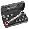 Facom 11 In 1 Maintenance 8 - 19mm Ratchet Ring Spanner Kit