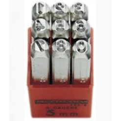 Facom 293A.06 6mm High Number Punch Set