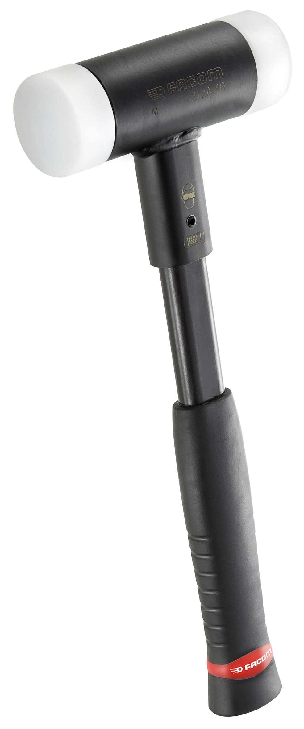 Facom 212A.50 Dead-blow Hammer, Interchangeable Tip, 1070g 1 Facom 212A.50 Dead-blow Hammer, Interchangeable Tip, 1070g