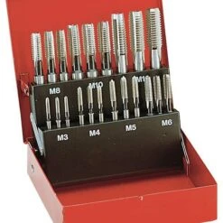 Facom 227.J1 High Speed Steel Tap Set. M3 - M12.
