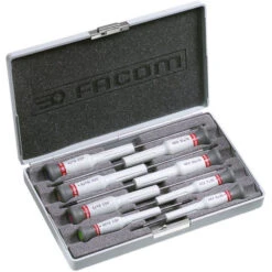 Facom AEX.J2 Case Set Of 8 Micro-Tech Torx Screwdrivers