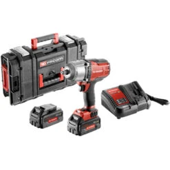 Facom 18V ½" High Torque 1625Nm Impact Wrench With 2x5.0ah Batteries