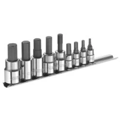 Expert By Facom 9 Piece Hex Bit Set 3-12mm