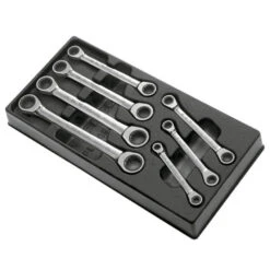 Facom-MOD.64J7 7 Piece 6 - 19mm Ratchet Ring Spanner Set