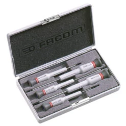 Facom AEFP.J1 Case Set Of Micro-Tech Phillips Screwdrivers