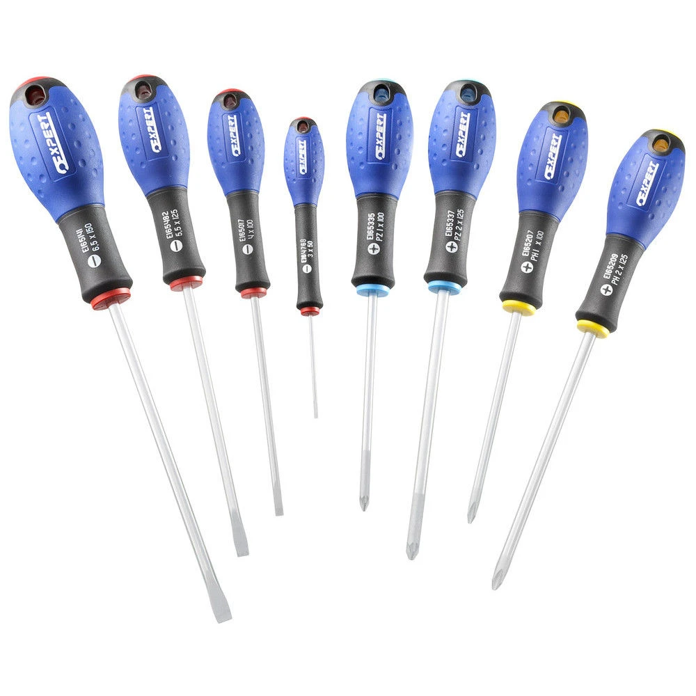 Expert By Facom E160907B - Set Of 8 Mechanic's And Electrician's Screwdrivers 1 Expert By Facom E160907B - Set Of 8 Mechanic's And Electrician's Screwdrivers