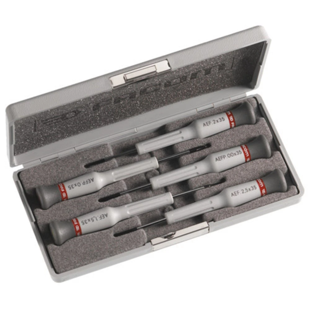 Facom AEF.J2 Case Set Of 5 Micro-Tech Screwdrivers 1 Facom AEF.J2 Case Set Of 5 Micro-Tech Screwdrivers