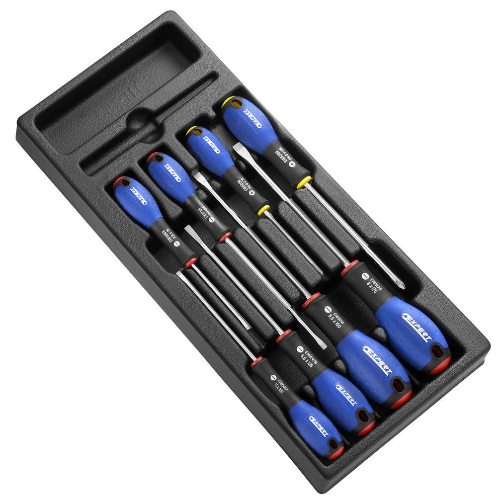 Expert By Facom E194940B - 8 Piece Mechanic's And Electrician's Screwdriver Module 3 Expert By Facom E194940B - 8 Piece Mechanic's And Electrician's Screwdriver Module - Image 3