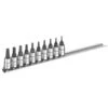 Expert By Facom 10 Piece 1/4" Drive Torx® Bit Set T6-T30